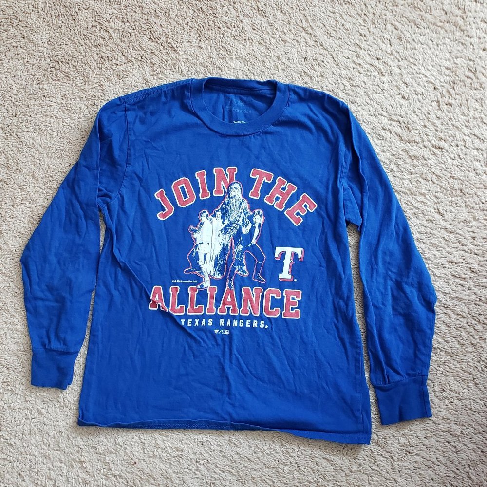 Boys Texas Rangers Baseball Long Sleeve T-shirt
